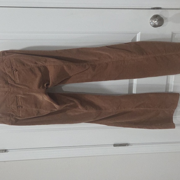 Plugg Brown Corduroy Womans Suit Cropped Jacket & Flare Pants, Size 7/Lg - Picture 10 of 10